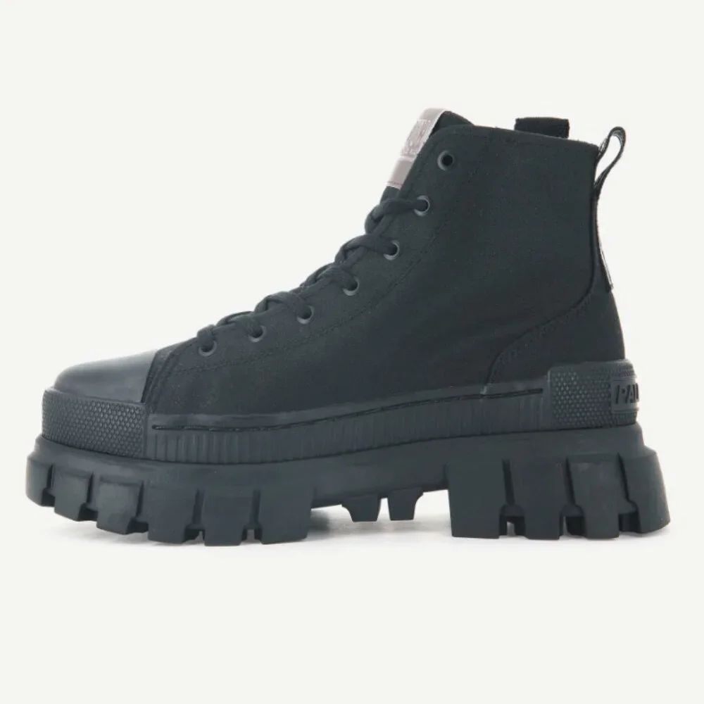 Palladium Revolt Hi Tx Sneaker Boots 97242-010 S14 Black Shoes Womens Stompers - Picture 12 of 16